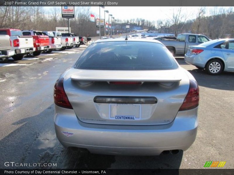 Liquid Silver Metallic / Ebony 2007 Pontiac Grand Prix GXP Sedan