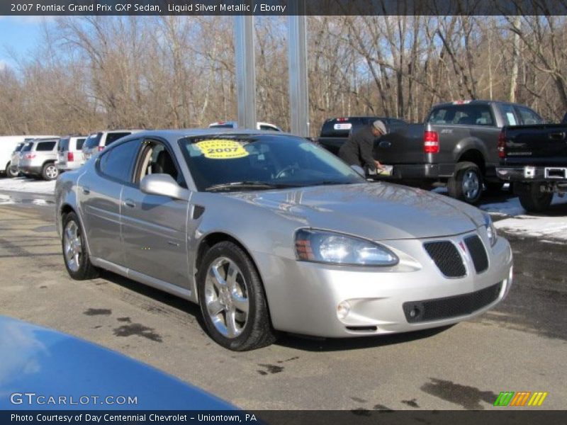 Liquid Silver Metallic / Ebony 2007 Pontiac Grand Prix GXP Sedan