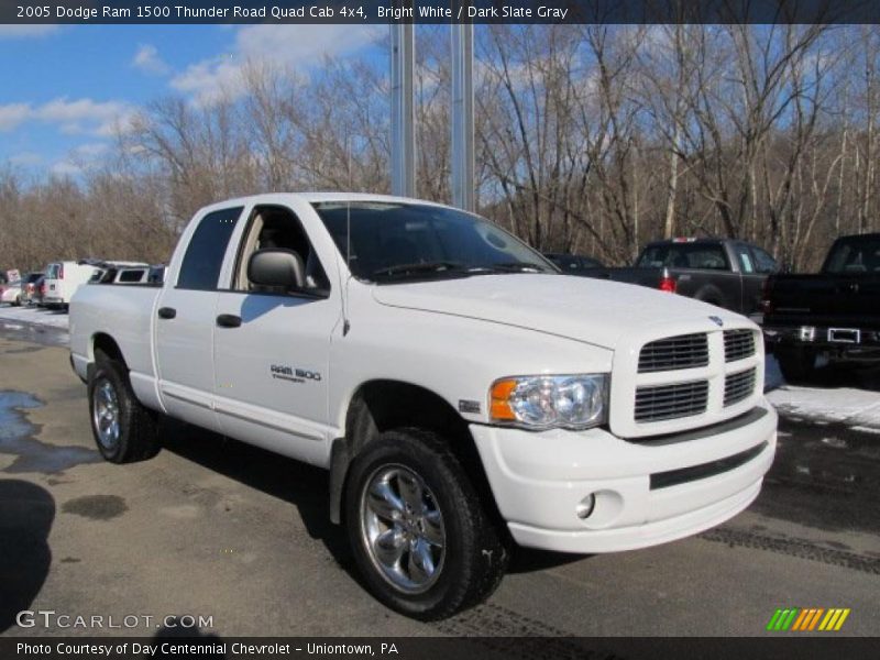 Bright White / Dark Slate Gray 2005 Dodge Ram 1500 Thunder Road Quad Cab 4x4