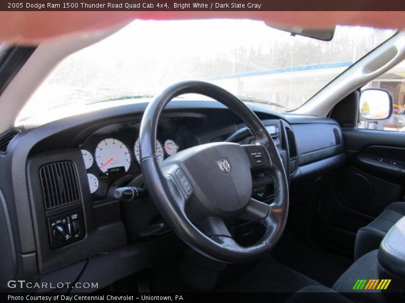 Bright White / Dark Slate Gray 2005 Dodge Ram 1500 Thunder Road Quad Cab 4x4