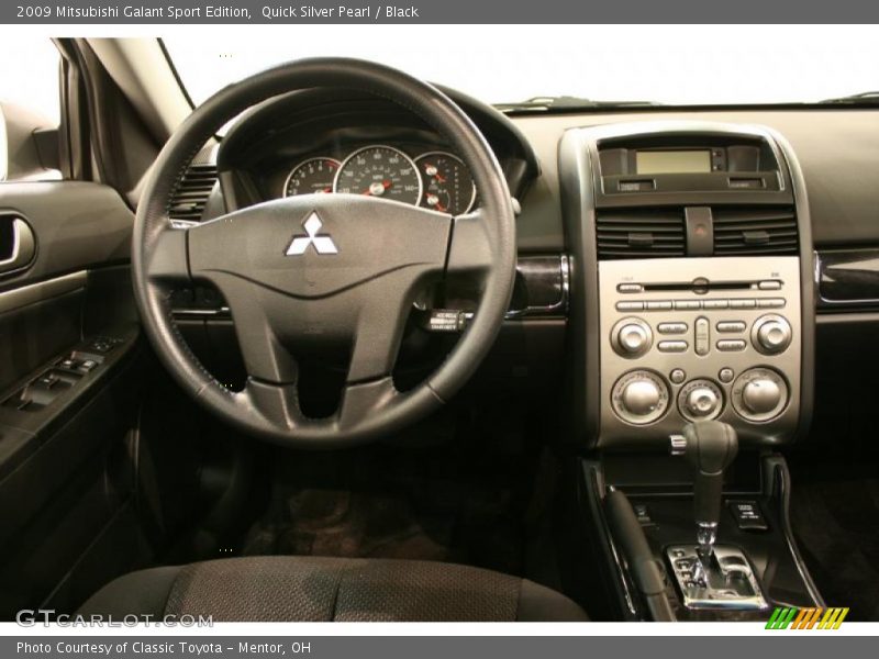 Quick Silver Pearl / Black 2009 Mitsubishi Galant Sport Edition