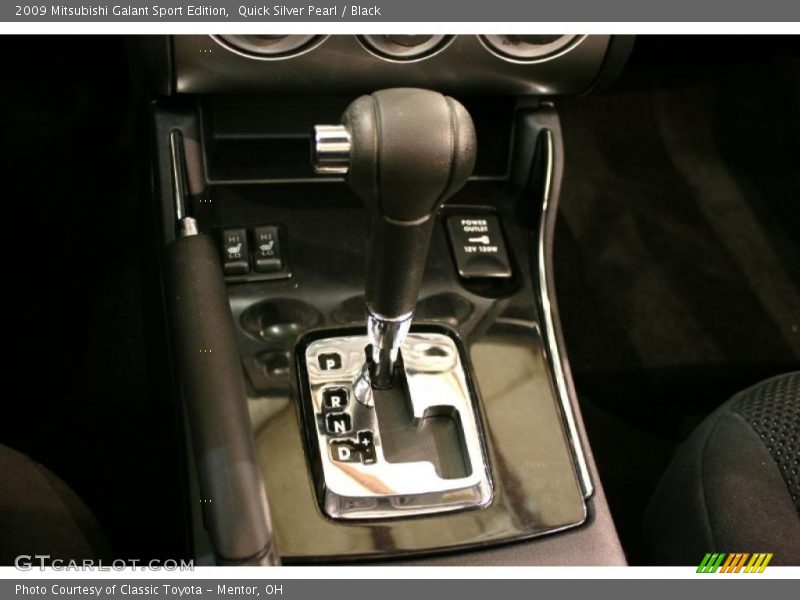 Quick Silver Pearl / Black 2009 Mitsubishi Galant Sport Edition