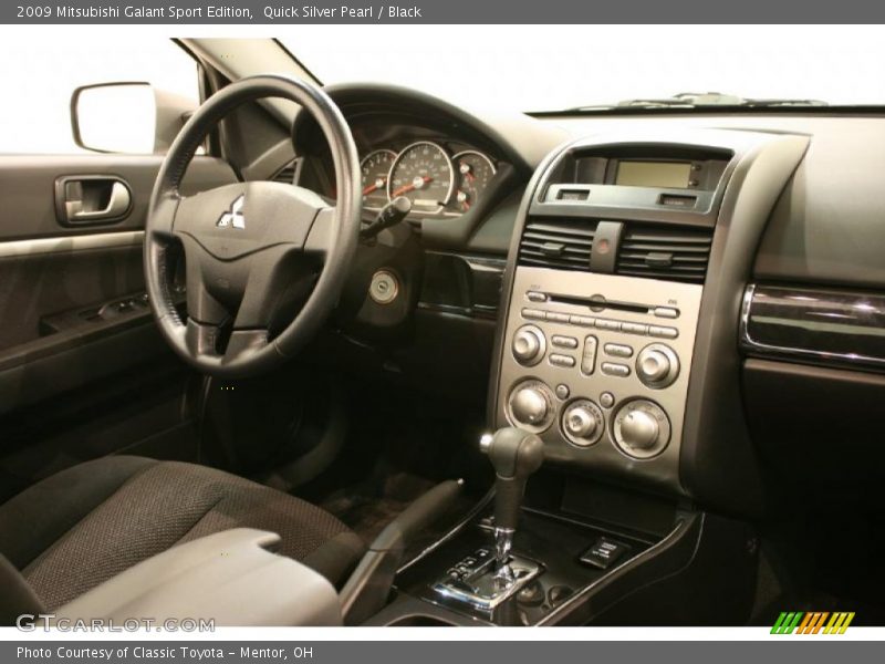 Quick Silver Pearl / Black 2009 Mitsubishi Galant Sport Edition