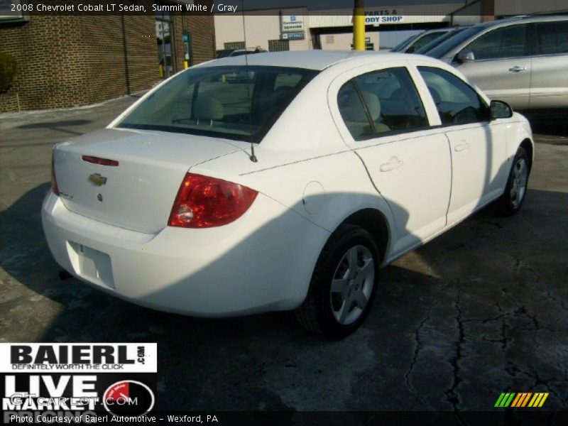 Summit White / Gray 2008 Chevrolet Cobalt LT Sedan