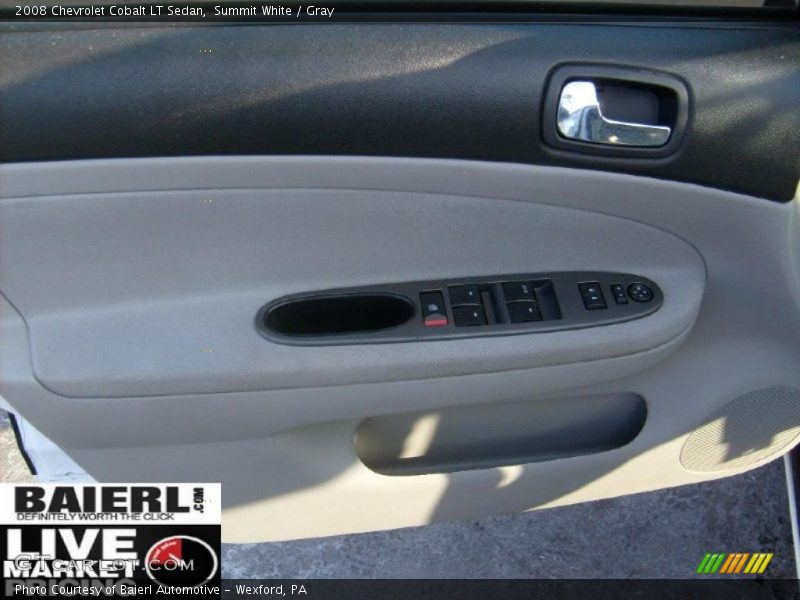 Summit White / Gray 2008 Chevrolet Cobalt LT Sedan