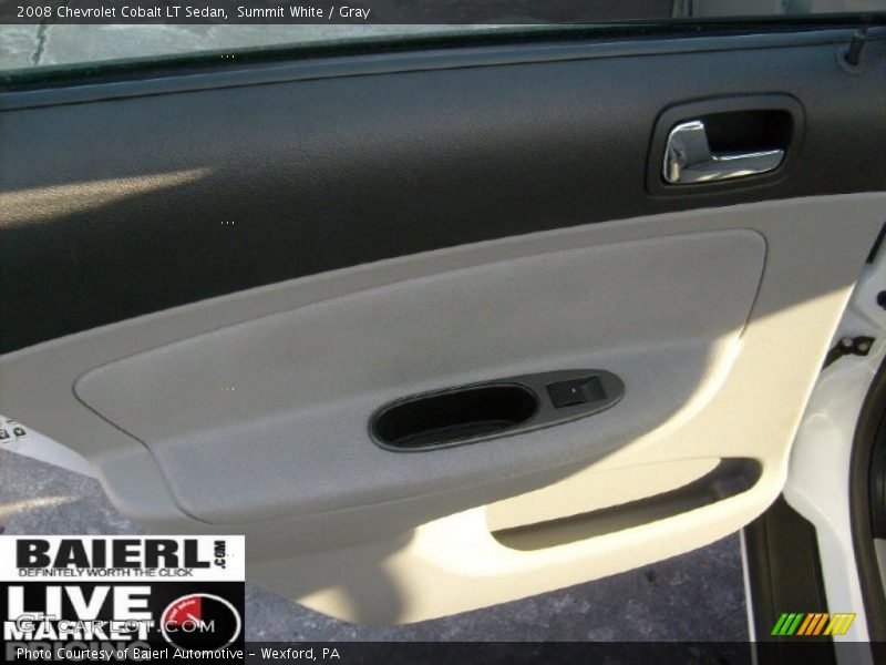 Summit White / Gray 2008 Chevrolet Cobalt LT Sedan