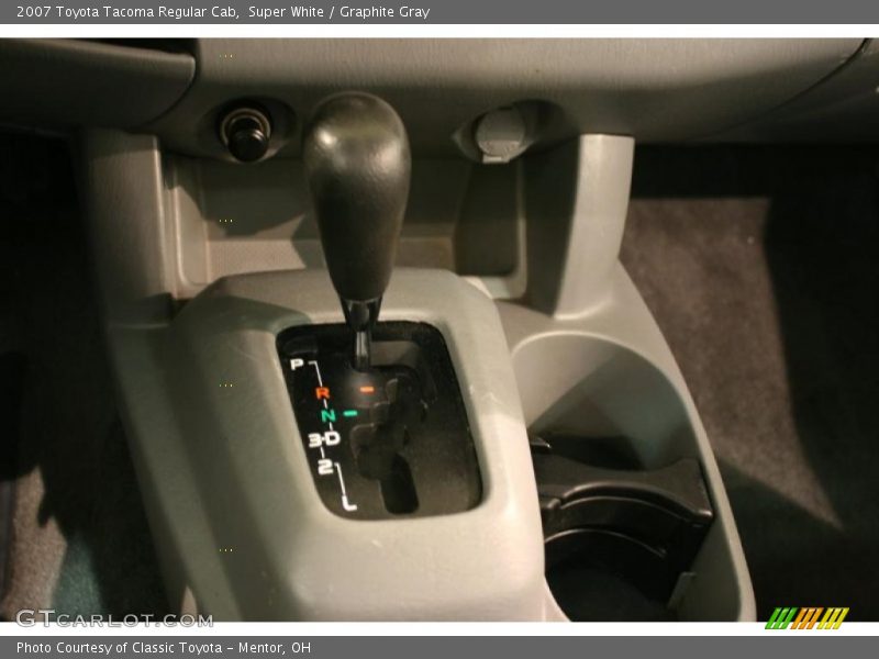 Super White / Graphite Gray 2007 Toyota Tacoma Regular Cab