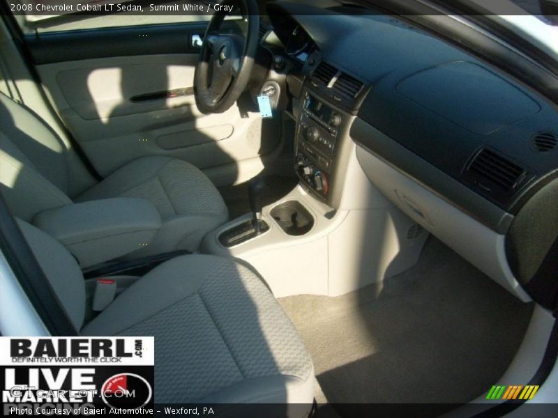 Summit White / Gray 2008 Chevrolet Cobalt LT Sedan