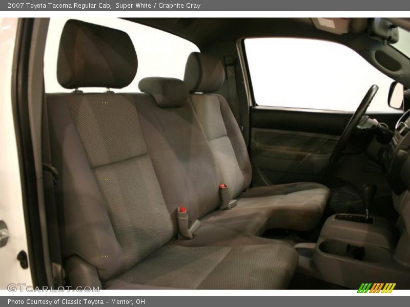 Super White / Graphite Gray 2007 Toyota Tacoma Regular Cab