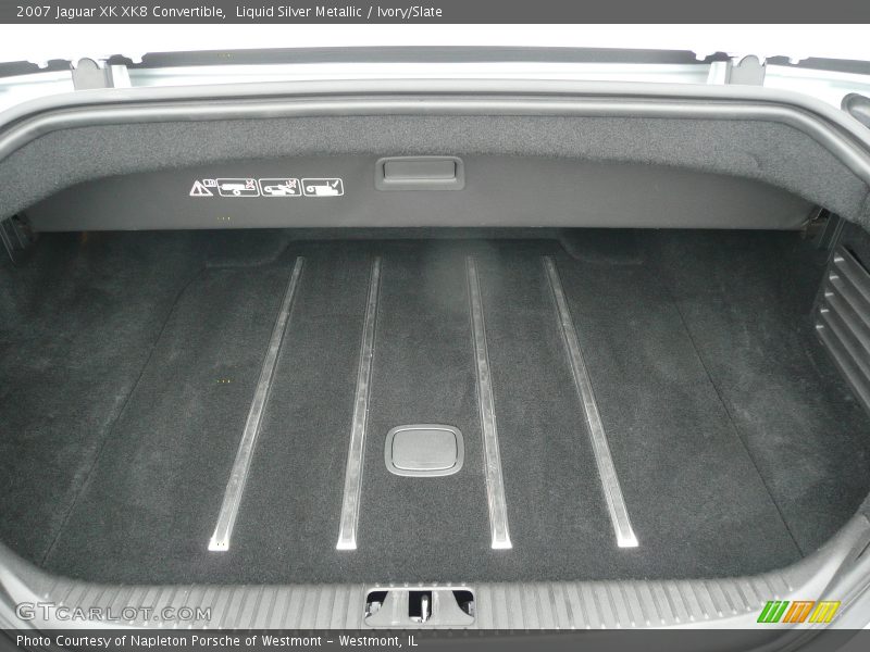 Liquid Silver Metallic / Ivory/Slate 2007 Jaguar XK XK8 Convertible