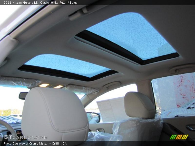 Glacier White Pearl / Beige 2011 Nissan Murano LE