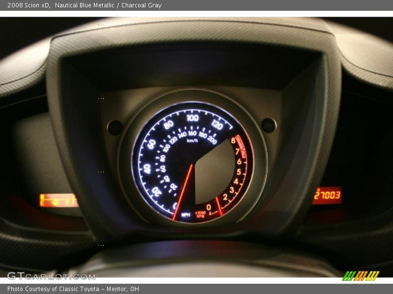 Nautical Blue Metallic / Charcoal Gray 2008 Scion xD