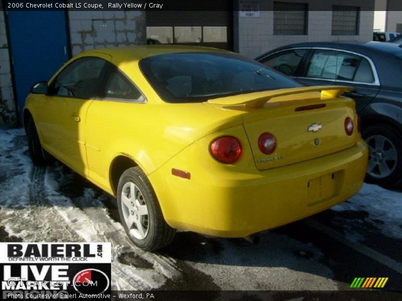 Rally Yellow / Gray 2006 Chevrolet Cobalt LS Coupe