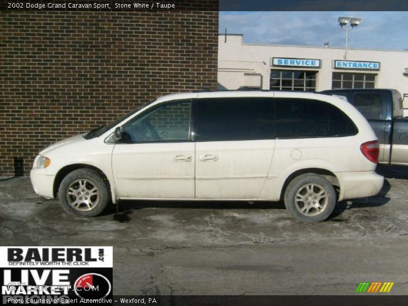 Stone White / Taupe 2002 Dodge Grand Caravan Sport