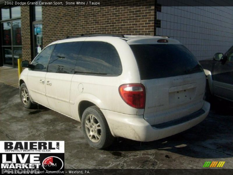 Stone White / Taupe 2002 Dodge Grand Caravan Sport