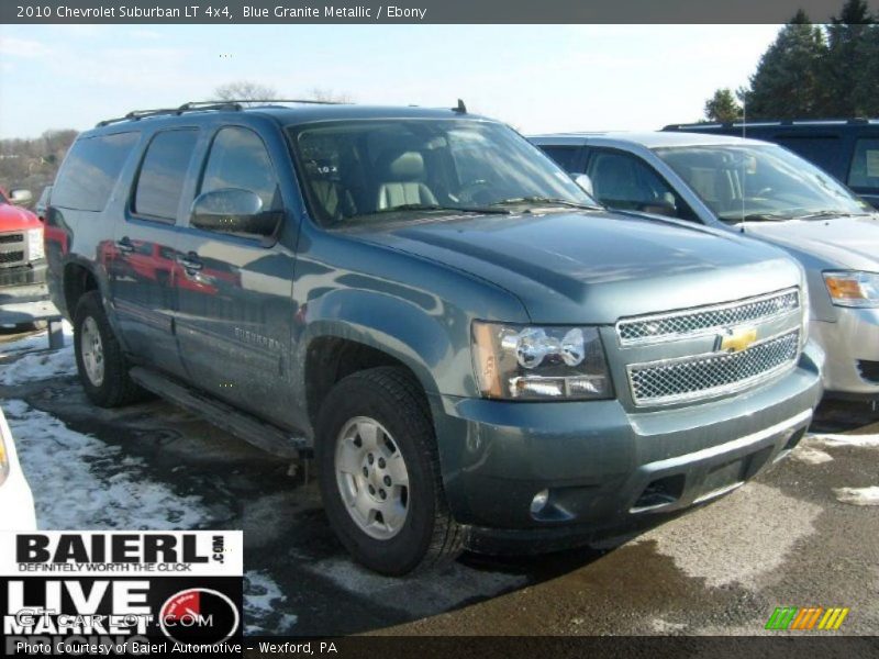 Blue Granite Metallic / Ebony 2010 Chevrolet Suburban LT 4x4