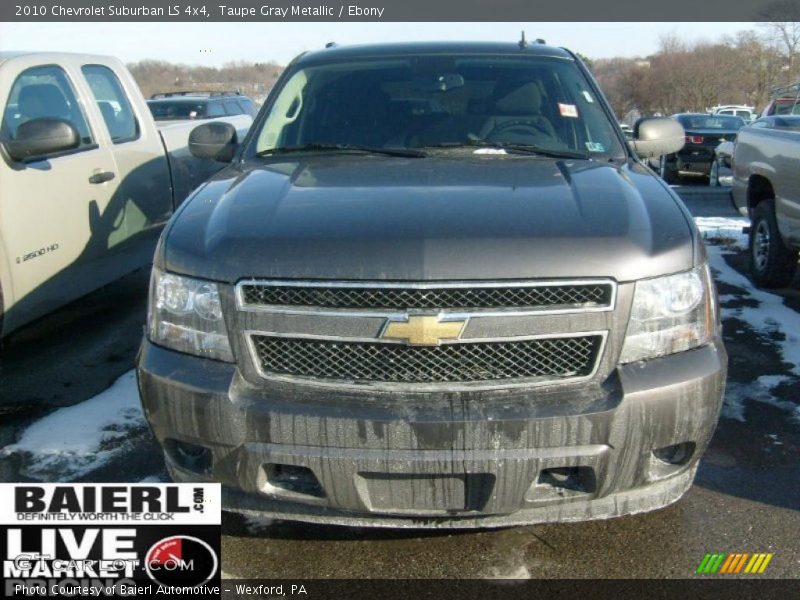 Taupe Gray Metallic / Ebony 2010 Chevrolet Suburban LS 4x4