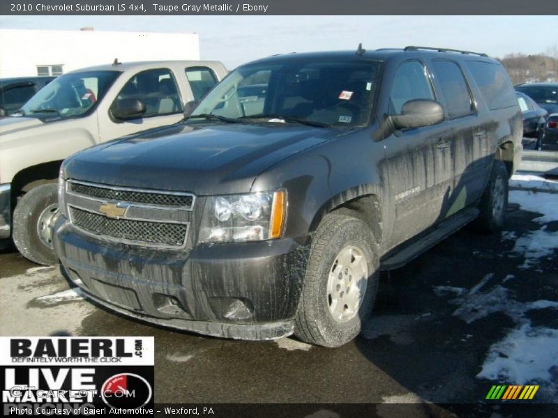 Taupe Gray Metallic / Ebony 2010 Chevrolet Suburban LS 4x4