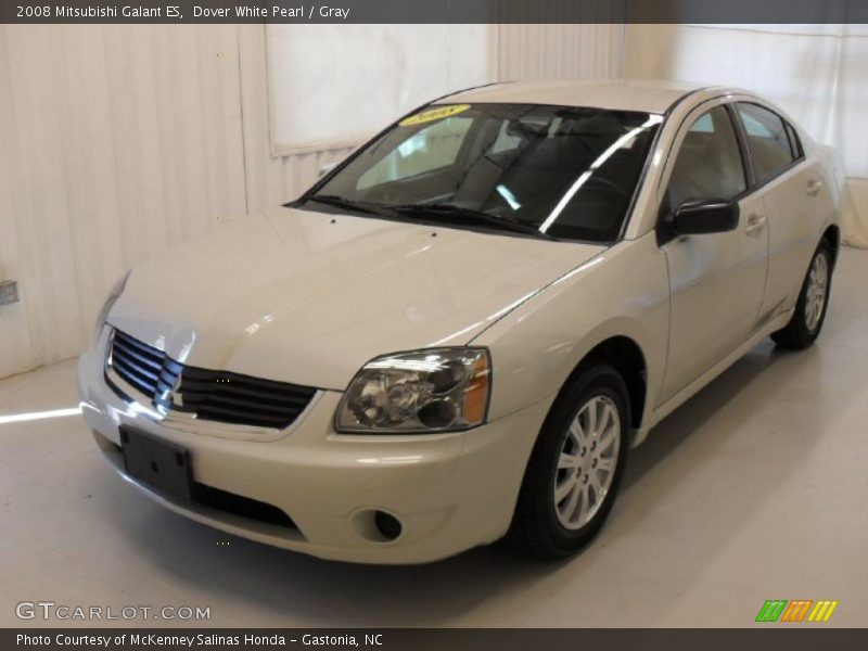 Dover White Pearl / Gray 2008 Mitsubishi Galant ES