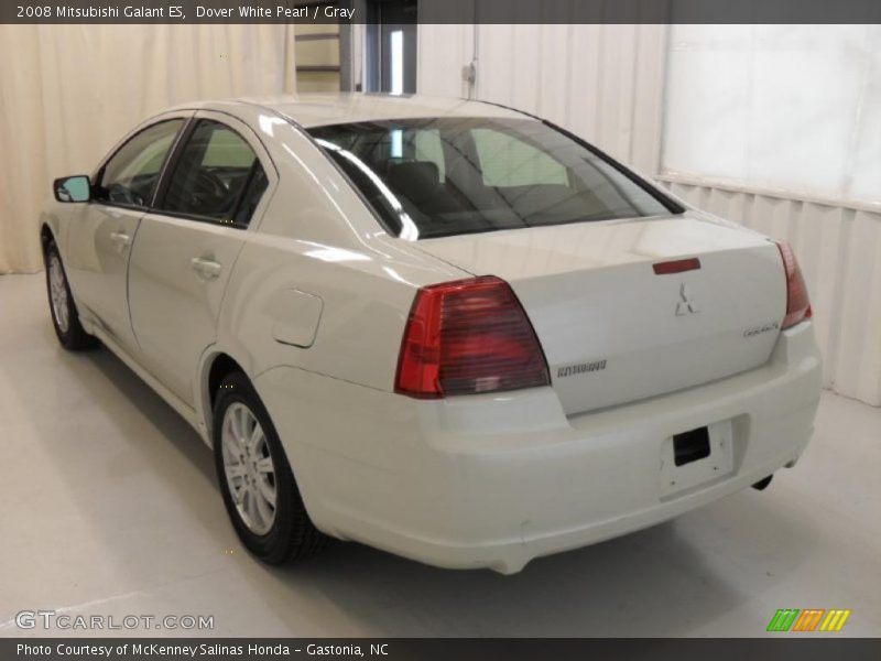 Dover White Pearl / Gray 2008 Mitsubishi Galant ES
