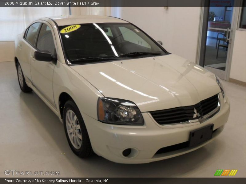 Dover White Pearl / Gray 2008 Mitsubishi Galant ES