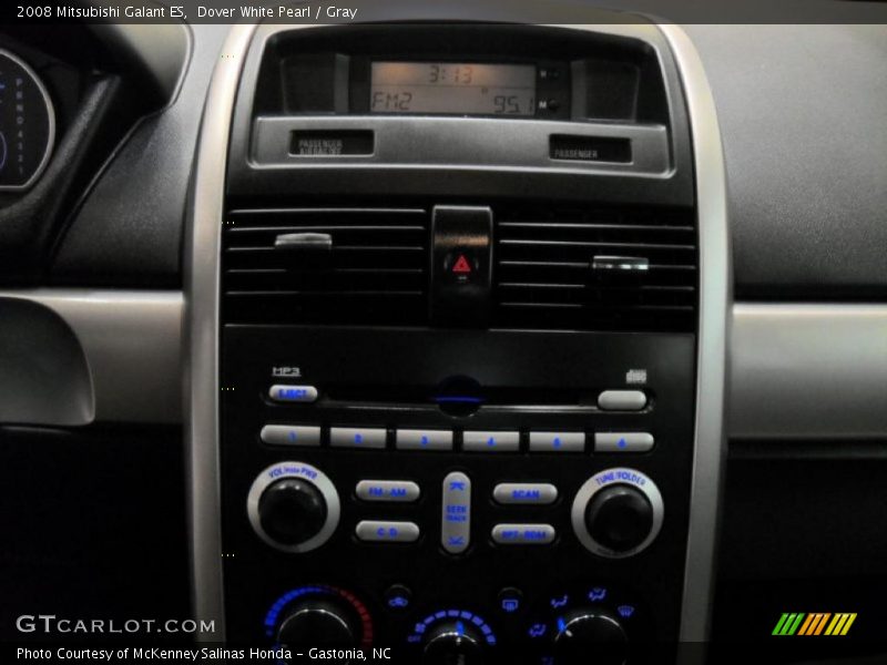 Dover White Pearl / Gray 2008 Mitsubishi Galant ES