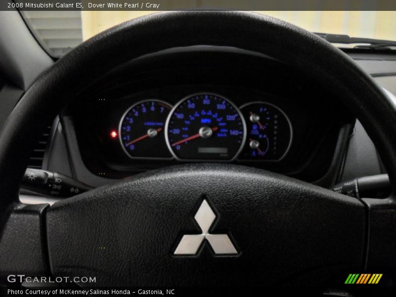 Dover White Pearl / Gray 2008 Mitsubishi Galant ES