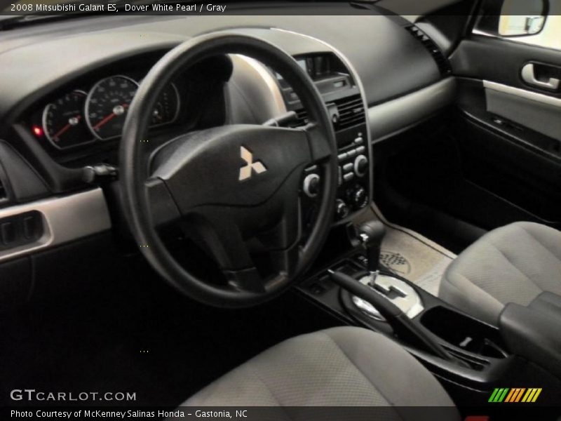 Dover White Pearl / Gray 2008 Mitsubishi Galant ES