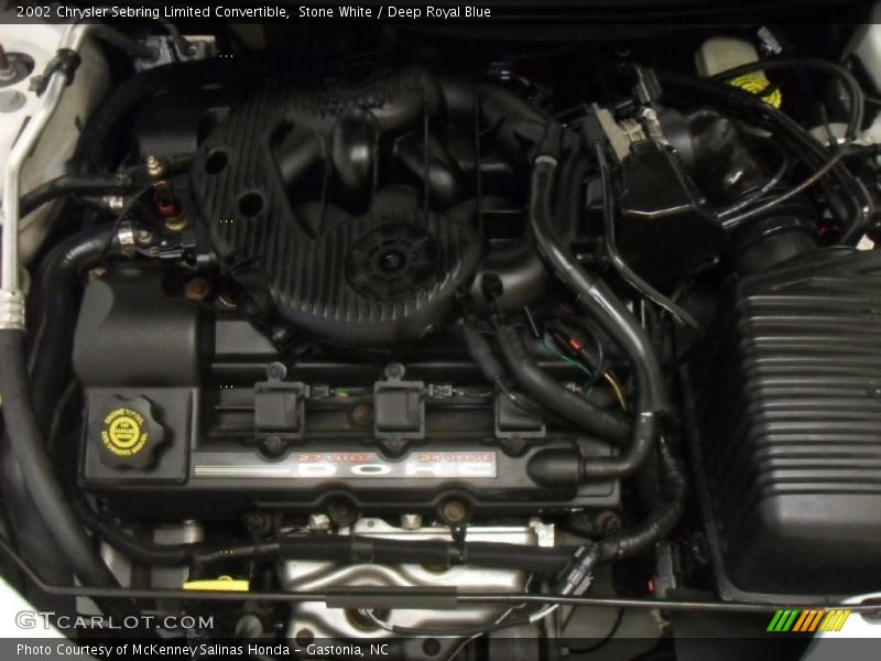  2002 Sebring Limited Convertible Engine - 2.7 Liter DOHC 24-Valve V6