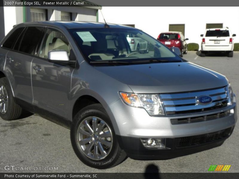 Pewter Metallic / Camel 2007 Ford Edge SEL