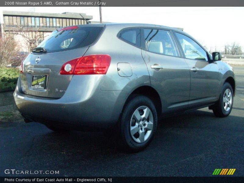 Gotham Gray Metallic / Gray 2008 Nissan Rogue S AWD