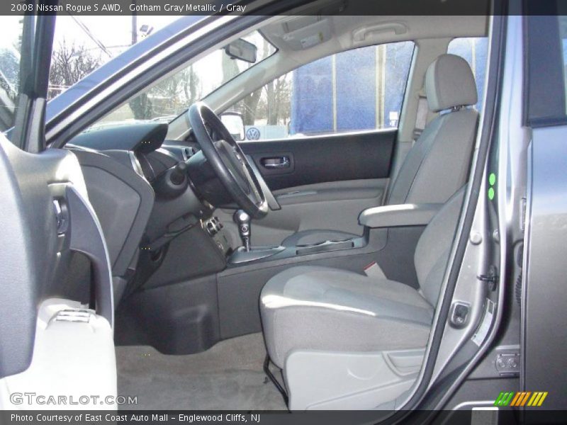 Gotham Gray Metallic / Gray 2008 Nissan Rogue S AWD