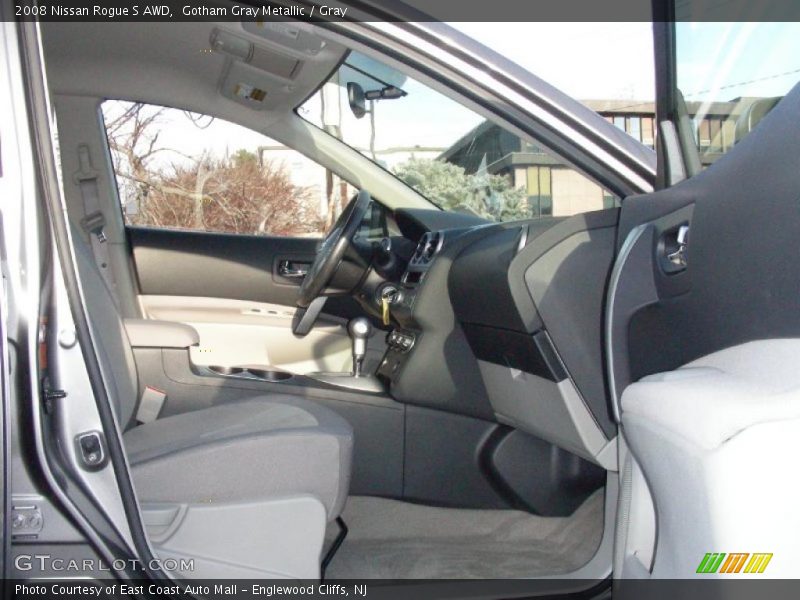 Gotham Gray Metallic / Gray 2008 Nissan Rogue S AWD
