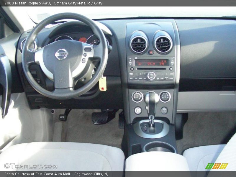 Gotham Gray Metallic / Gray 2008 Nissan Rogue S AWD