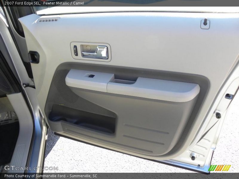 Pewter Metallic / Camel 2007 Ford Edge SEL