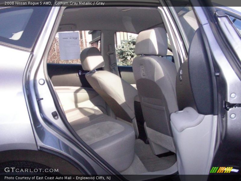 Gotham Gray Metallic / Gray 2008 Nissan Rogue S AWD