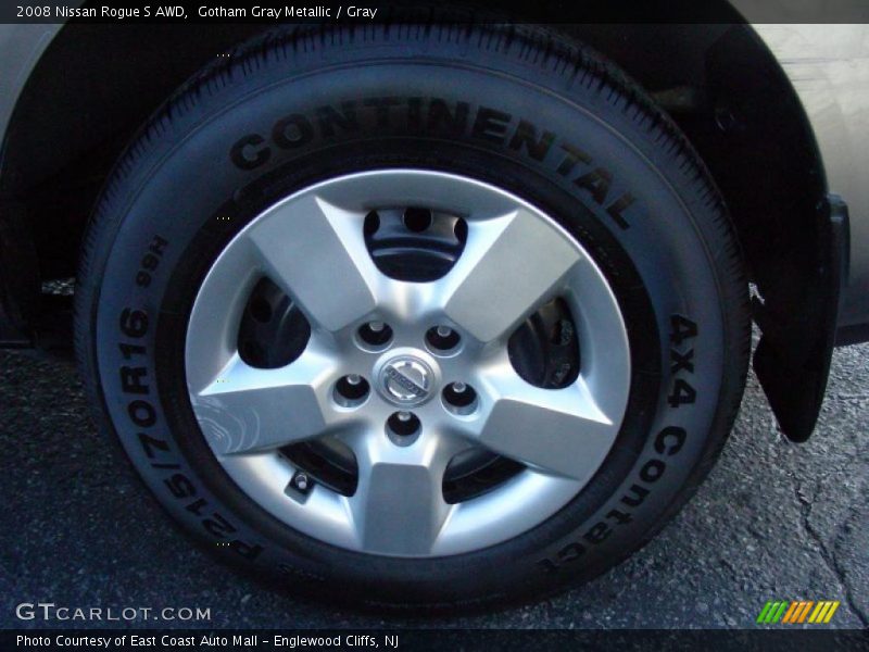 Gotham Gray Metallic / Gray 2008 Nissan Rogue S AWD