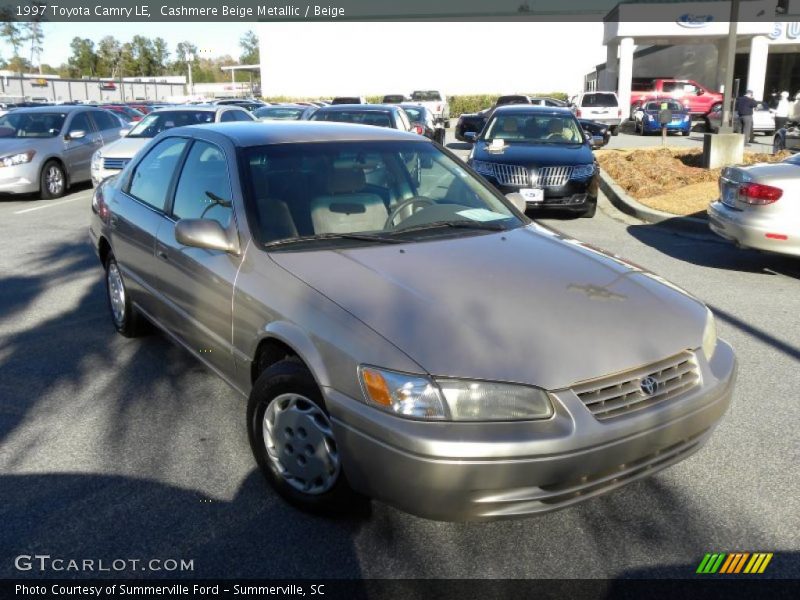 Cashmere Beige Metallic / Beige 1997 Toyota Camry LE