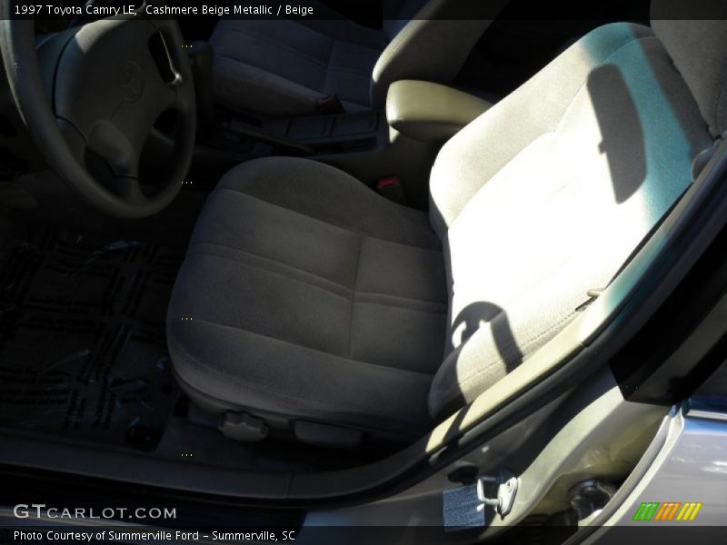 Cashmere Beige Metallic / Beige 1997 Toyota Camry LE