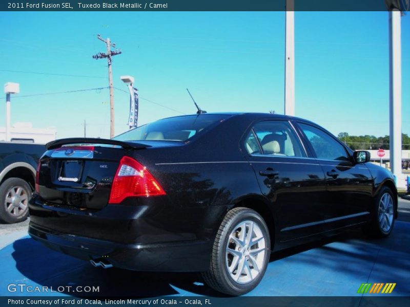 Tuxedo Black Metallic / Camel 2011 Ford Fusion SEL
