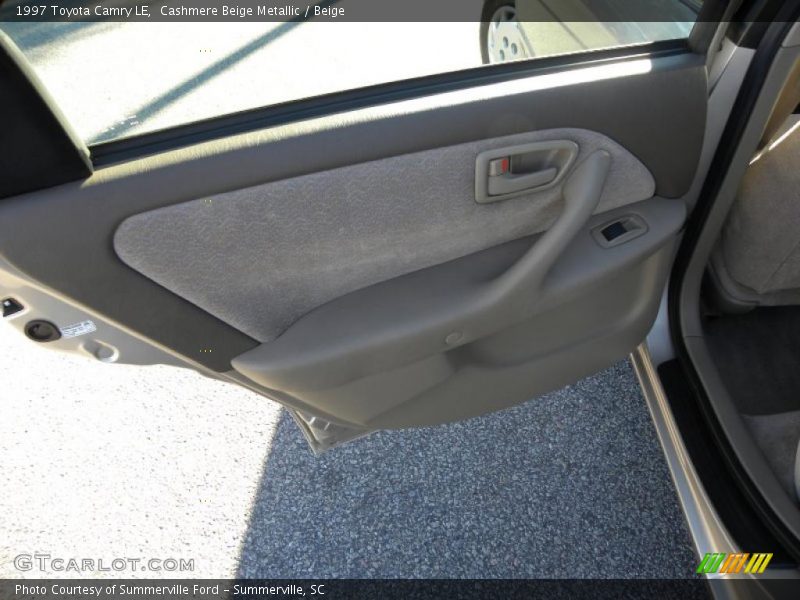 Cashmere Beige Metallic / Beige 1997 Toyota Camry LE