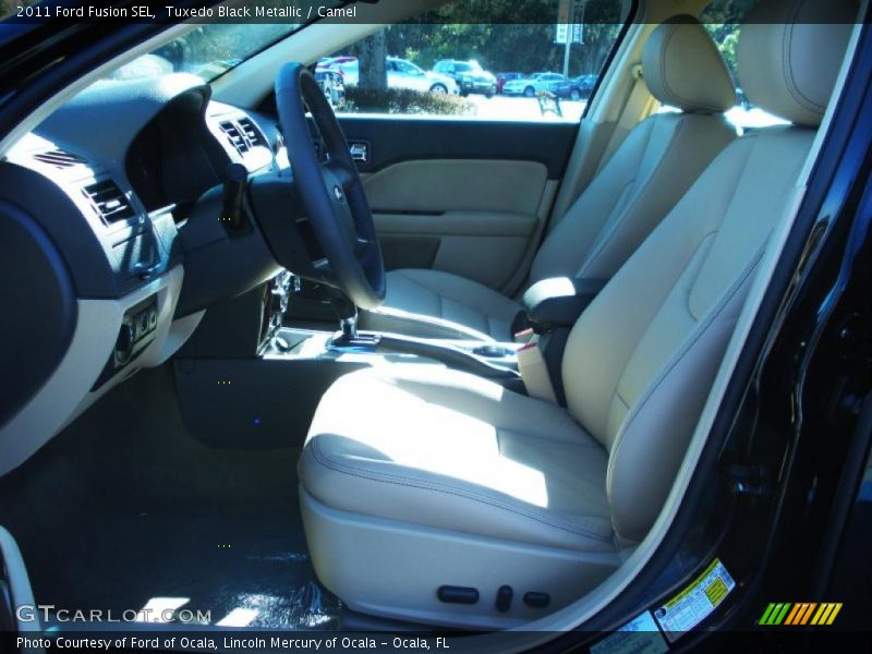 Tuxedo Black Metallic / Camel 2011 Ford Fusion SEL