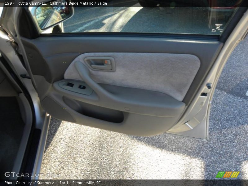 Cashmere Beige Metallic / Beige 1997 Toyota Camry LE