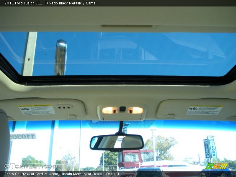 Tuxedo Black Metallic / Camel 2011 Ford Fusion SEL