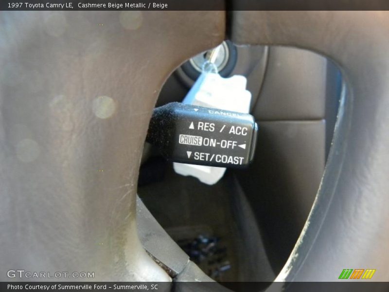 Cashmere Beige Metallic / Beige 1997 Toyota Camry LE