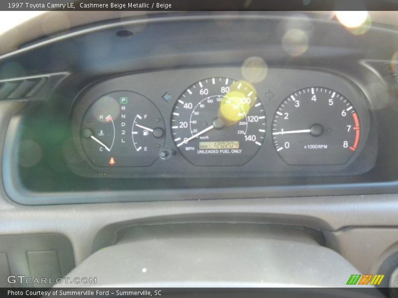 Cashmere Beige Metallic / Beige 1997 Toyota Camry LE