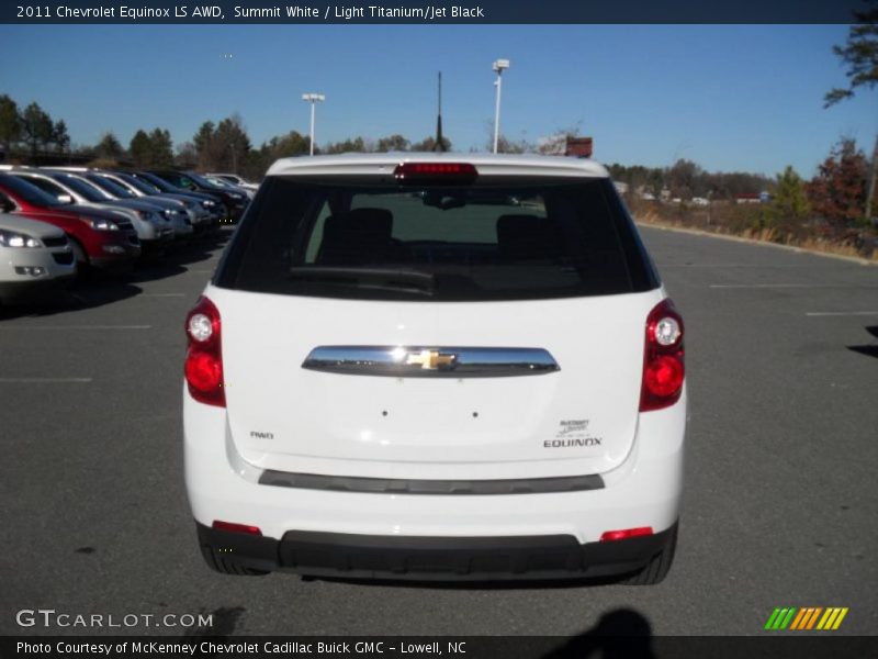 Summit White / Light Titanium/Jet Black 2011 Chevrolet Equinox LS AWD