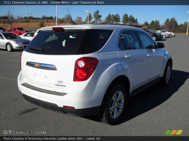 Summit White / Light Titanium/Jet Black 2011 Chevrolet Equinox LS AWD