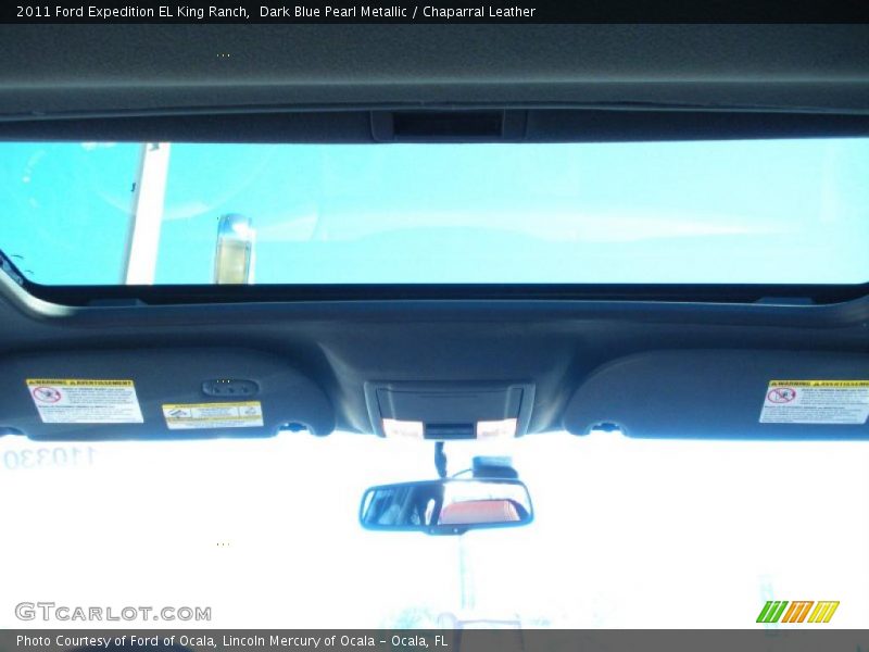 Dark Blue Pearl Metallic / Chaparral Leather 2011 Ford Expedition EL King Ranch