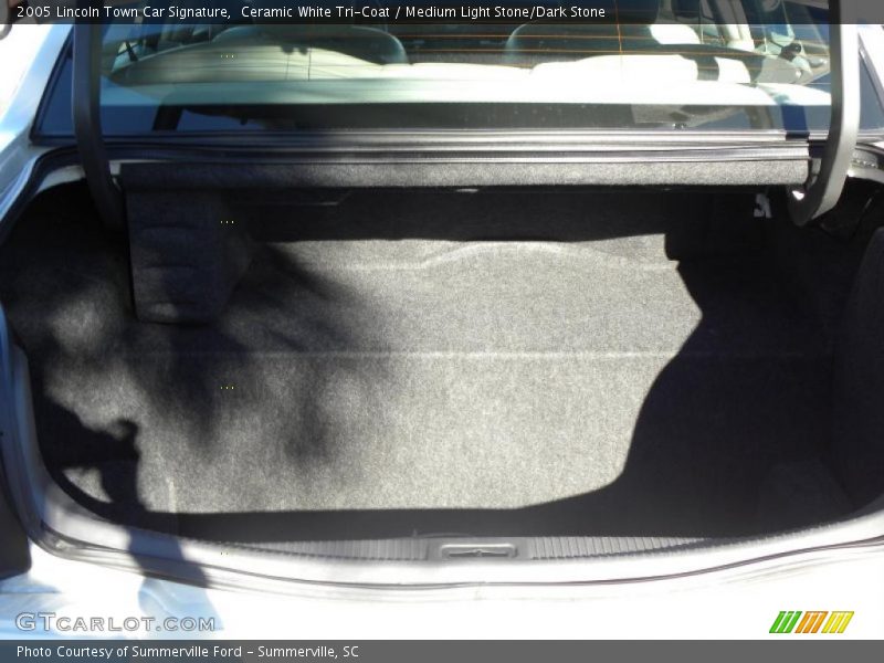Ceramic White Tri-Coat / Medium Light Stone/Dark Stone 2005 Lincoln Town Car Signature
